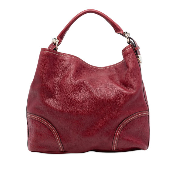 Gucci Handbags - Pre-Loved Gucci Large Guccissima Trimmed Leather Signoria Hobo Bag